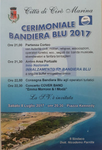 Festa della 17^ Bandiera Blu 2017 a Cirò Marina